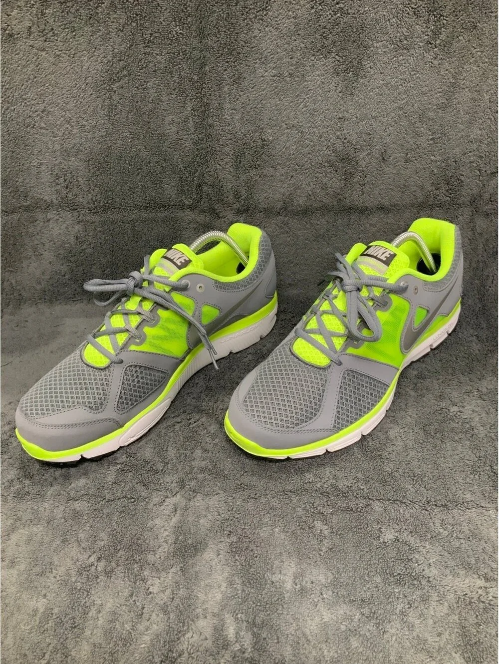 Nike Air Icarus Flywire Gray Green Running Shoes 527203-003 Men Size 10.5
